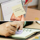 3M Heyi series notes and newspaper posts 654B color notes 655B word book 656B key memorandum 657B yellow notepad 653-2PK yellow 38*51mm 2 packages