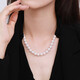 Zhou Taisheng Freshwater Pearl Necklace French Simple Retro All-Pearl Necklace as a Birthday Gift for My Girlfriend About 43cm