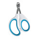 Qi Oh Pet Nail Clippers Cat Nail Clippers Special Cat Nail Clippers for Cutting Nails Round Hole Nail Clippers Novice Small Blind Scissors Blue and White Round Hole Nail Clipper + File
