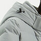 
Jeao down jacket men's short thick style casual business simple outdoor autumn and winter warm 90 duck down men's detachable hat 6296# Paris light gray M (170)