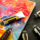 Terence (Talens) Rembrandt Pigmento de pintura al óleo Artista Pigmento de pintura al óleo de 40 ml Nivel maestro 120 Color Pintura al óleo Profesional Resistencia de alta luz Página 5 683 Grupo de verde (40 ml) 3 Series