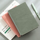 FARAMON A5 Épaissifié Notebook 736 pages A4 en cuir souple de haute valeur simple Extraits d'étudiants peut être personnalisé A4-bleu [Blank 736 pages]
