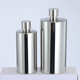 Zhushengmo (ZHUSHENGMO) stainless steel 304 wine bottle 1 Jin Jin equals 0.5 kg 2 Jin Jin equals 0.5 kg Thickened cylindrical kettle portable Moutai bottle creative round liquor bottle 2 Jin Jin equals 0.5 kg Bright cylindrical style