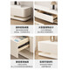 Melchers Furni Ture Modernes Internet -Promi Cream Style Couchtisch TV -Schrank Italienische Rocktisch -TV -Schrank Kombination 2,2 Meter TV -Schrank aufgehängt