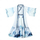 Annie Youer Boy Hanfu Estilo chino Young Master Young Master Autumn Clother's Anciente disfraz de niños guapo Student Study Chinese Study Gray 150