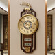 Zhizhen home decoration wall clock living room high-end atmosphere 2024 new Chinese style clock wall clock home decoration quartz clock 6189 brand movement