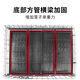 Pet Leguai Dog Cage Cat Cage Dog Cage Medium and Large Dog Bold Encrypted with Toilet Dog Kennel Household Folding Rabbit Cage Pet Cage Silver Color Angle Steel Bold Encrypted 100*60*70cm