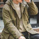 Maden Workwear American Retro Retro M47 Park-Newe Capate Militar Military Aglatis de algodón de algodón de algodón de algodón de algodón de invierno