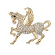 Crystal Brooch Men's Birthday Gift Corsage Jacket Suit Classic Retro Pin Suit ACCESSOIRES POUR LE MARI [BROOCH DE LA PEUT YIMA] GOLD-X204