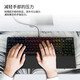 Black Jue (AJAZZ) Watcher 2nd Generation Pro Mechanical Wired Keyboard and Mouse Set 104 Key Mixed Optical E-sports Game Home Office Full Key No CF Eat Chicken Black Black Axis Full Key No Crush