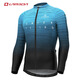 Lampada Spring and Autumn Cycling Clothing Fleece Long Sleeve Road Cycling Men's Warm Long Top Windproof Suit Charm-Fleece Long Sleeve (Front Windproof Back Fleece) XL