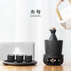 Thirty-nine Chu silk wine warmer set Japanese style wine scalding pot household sake wine set heating rice wine cooking wine warmer wine glass wine set scalding wine pot household Chu silk black pottery 6 cups + wine warmer + wine warmer + tray (comes with a box of candles)