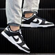 Chaussures pour hommes Nike Nike Chaussures pour femmes Dunk Low Low Top Top pour hommes et femmes Couples Sports Skateboard Casual Fashion Chaussures CW1590 (GS) / DD1391-100 Panda noir et blanc 36,5