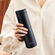 TIGER stainless steel lightweight portable thermal and cold water cup MMZ-A50C-KG graphite black 500ml