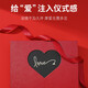Septwolves Wallet Herren echtes Leder Kurzer Brieftasche Neue Brieftasche Geburtstag Valentinstag 520 Geschenk für Freund Model Model [Love Gift Box]