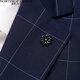 North Martin high-end coat suit brooch men's wedding lapel pin brand gun color