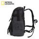 National Geographic National Geographic men's and women's 15.6-inch notebook backpack this computer bag cool handsome schoolbag large-capacity anti-splashing backpack black
