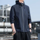 Crocodile shirt (CROCODILE) jacket men's spring and autumn new trend casual slim hooded jacket men's Korean top men's 1208 blue XL
