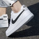 耐克（NIKE）官方舰店男鞋夏季运动鞋COURT防滑耐磨低帮板鞋时尚舒适休闲鞋 HQ4867-101/简版空军一号/白深蓝 41