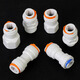Purificateur d'eau 4 points PE PIPE à 3 minutes Connexion rapide 12 Fil intérieur dents extérieures robinet direct soupape de balle accessoires de purificateur d'eau 15863 tuyaux à 4 tuyaux