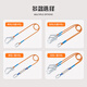 Golm safety rope for high-altitude work, insurance rescue rope, construction site electrician anti-fall connection limit rope GD3685 single small hook 3 meters