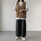 Nasalike Japaner Retro Lose Arbeit Weste Multipocket Outdoor-Funktion männlicher und weiblicher Ami Kaji Camping Taktische Weste B14 [Khaki] xl