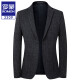 Romon (Romon) Anzug Jacke Herren-Top-Single-Stück koreanischer Stil Slim Casual Anzug Herbst Business Herren Strick Single West Top Blue 6625 185/2xl [Empfohlen 150-165jin [Jin ist gleich 0,5 kg]]