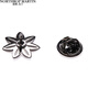 North Martin high-end coat suit brooch men's wedding lapel pin brand gun color