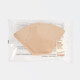 MUJI MUJI fan-shaped coffee filter filter bag hand brew MC74CC2S original color for 3-4 people/60 pieces