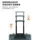 乌尼莫克（Uniamog）德国品牌登机箱小型行李箱拉杆箱男铝框密码箱新款旅行箱商务出差 幻影银（钢轴万向轮 升级可拆卸) 18英寸 (水杯架+承重挂钩+可登机)