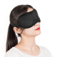 JOYTOUR 3D eye mask for sleeping, shading, light and breathable for men and women during lunch break, travel, sleeping eye mask, black, plus earplugs