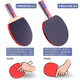 Double Happiness Table Tennis Rackets Double Happiness Table Tennis Rackets Two Packs Paired Racquets Entertainment Training Fitness Table Tennis Finished Rackets 2 Beginners Jingdong Logistics Beginner Model Pen-Tennis Racquets 2 Pcs + 6 Balls