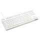 FiLCO (FILCO) 87-key dual-mode Saint-hand second-generation mechanical keyboard Bluetooth wireless cherry cherry axis gaming keyboard Office keyboard Pure white Pink axis