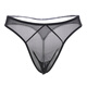 Adult Beauty Private Shipping Transparent Sexy Men's Thong Mesh Low-Waist Temptation Underwear T-Pants for Adults Two Packs Remember to Remark Color 0 One Size
