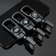 Keychain de voiture Accessoires en acier inoxydable TAINE PLACE CRÉATIVE PLAQUE NUMÉRIEURE ANTI-LOST 360 Motorcycle rotatif Télécommande Keychain BMW Keychain [360 MODE ROTATIONNE