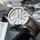 Casio (CASIO) men's watch Simple men's quartz watch White disc belt MTP-1381L-7A