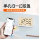 Kode Shi Jam Alarm Pelajar Elektronik Penghitung Waktu Mundur Lampu Malam Pengisian Cerdas Bluetooth Multi-fungsi Jam Elektronik Jam Alarm Titik Oranye