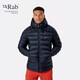 Rab Out of Stock Men's 800 Canopy European Goose Down Down Jacket Hooded Warm and Breathable 523g QDN-85 Black PRO Autumn and Winter New Product QDB-81 L
