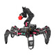 Fantasy Raspberry Pi 5 / 4b HEXAPOD SPIDER BIONIC ROBOT SPIDERPI Intelligent Intelligent Identification visuelle Robot OpenCV Identification visuelle Édition de développement professionnel + Boîte en aluminium Raspberry PI 5 / 4G