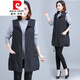 Pierre Cardin 2023 Chaqueta de primavera y otoño femenina de la mujer con manchas de mediana edad coreana Knited 16833 XXL recomendado 120-140Jin [Jin iguala 0.5 kg]