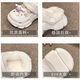Wei Jie Children's Hole Shoes for Girls 6-12 años, anti-Slip Plus Velvet, desgaste exterior en invierno 2024 nueva bolsa de arrastre de algodón de lujo cálido, talla blanca 32-33 (longitud interna de 19 cm)