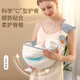 Tile baby strap baby waist stool horizontal hug baby strap out baby strap to carry baby walking artifact breathable turban skin feeling free wash technology bnivia yellow (3D breathable