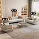 Yiman Technology Fabric Lazy Sofa Chair Modern Simple Light Luxury Small Apartment Living Room Office Sofa Large Three-person