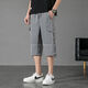 Dan Pretty Teen Loose Lose Cropped Hosen Männer Sommer Thin Style 12-18 Jahre alte Schüler der Mittelschule Elastische Taille Sportshorts mittelhosen M COPPED HOSE 9230M Weiß M 95jin [Jin gleich 0,5 kg]