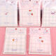 
Ins cute pink Melody post-it notes n times can tear student post-it notes paper message note self-adhesive cartoon female 12222 plaid jade gui dog - 2 each of 4 models can stick 60 post-it notes/book