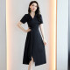 XHUE [100% Mulberry Silk] Heavy silk dress for women in summer brand high-end and elegant luxury exquisite skirt Beige L (recommended 108-118Jin [Jin equals 0.5 kg])