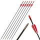 HUWAIREN Straight Pull Recurve Bow and Arrow Adult Composite Composite Suit Bow Army Fan Supplies Outdoor Equipment Shooting Bow and Arrow Set Practice Arrow 6 pcs 30 lbs