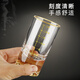 Dongli light luxury crystal glass white wine cup 2 liang 3 liang spirit cup household gold foil cup Jinshan 2 liang 3 liang Chinese liquor set Jinshan 2 liang white wine glass single