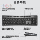 Logitech K845 Juego de teclado mecánico Eports E-Sports Wired Computer Office Office Keycap Versión de teclado personalizado Dé regalos para niños novia K845 Versión de gradiente de tinta Red Axis Rojo