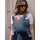 Baby turban, baby multifunctional strap, thin horizontal hug, baby turban, front hug, newborn strap, navy blue, thin, four-way high elasticity